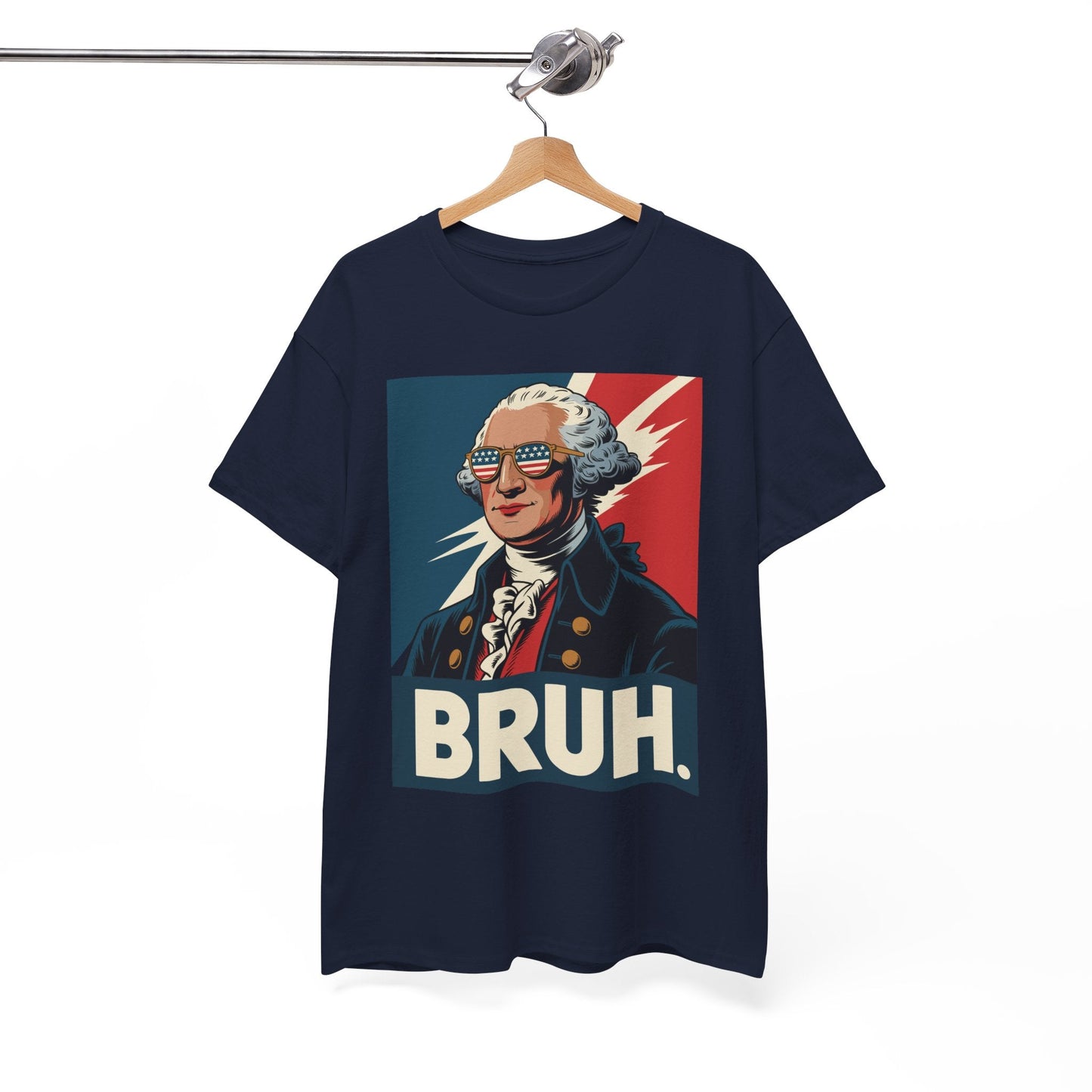4th Of July 2025 George Washington Bruh. Meme Patriotic T-Shirt