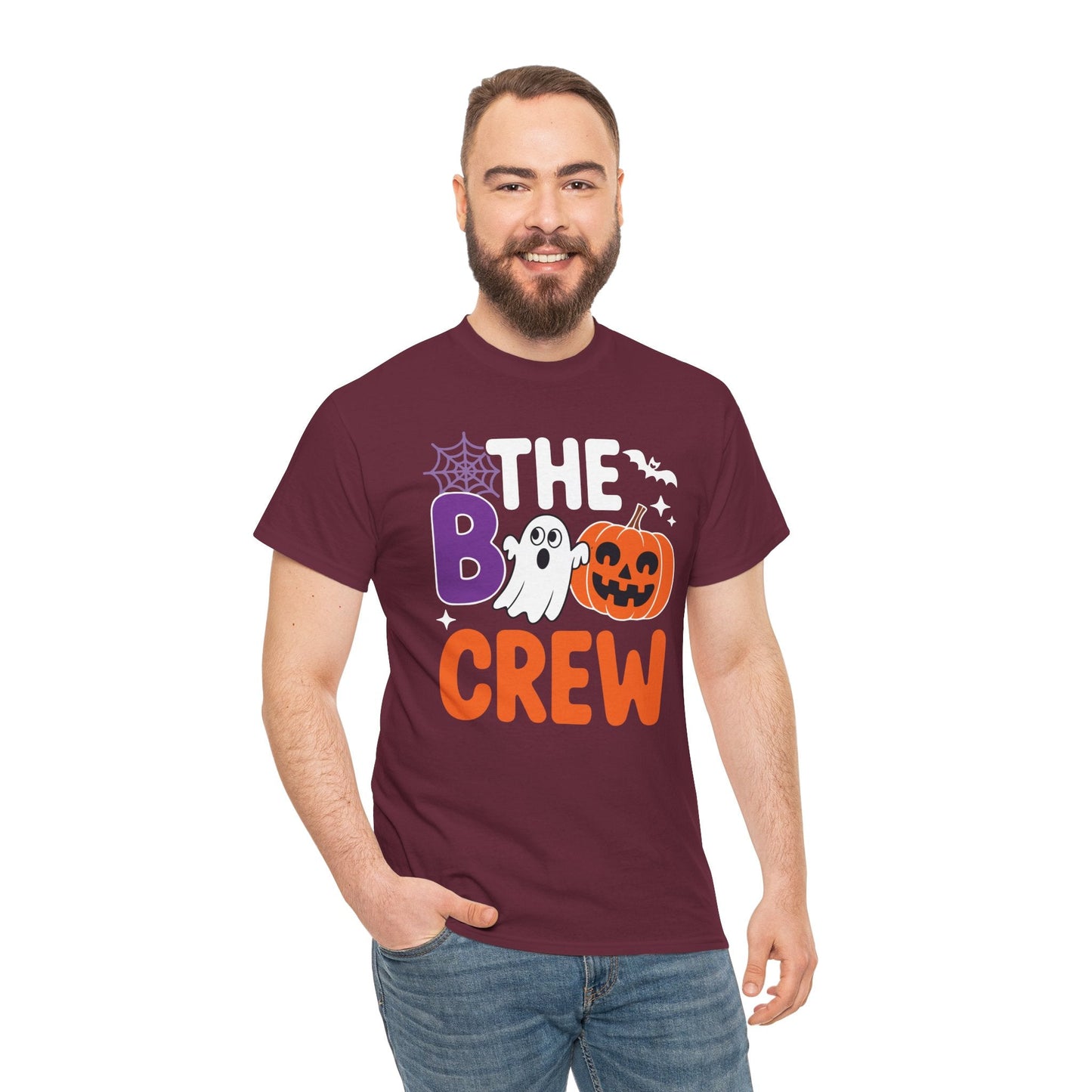 Halloween The Boo Crew Cute Ghost Spooky Family Matching T-Shirt