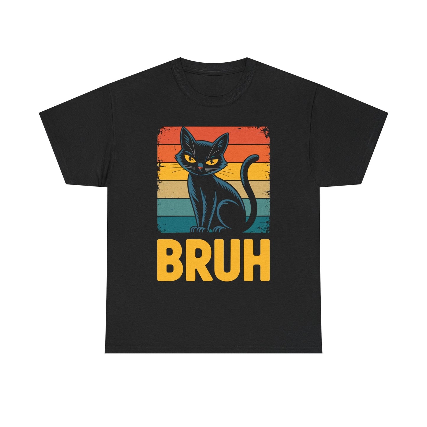 Funny Cat Bruh For Teens Boys Girls Men Women Meme Graphic T-Shirt