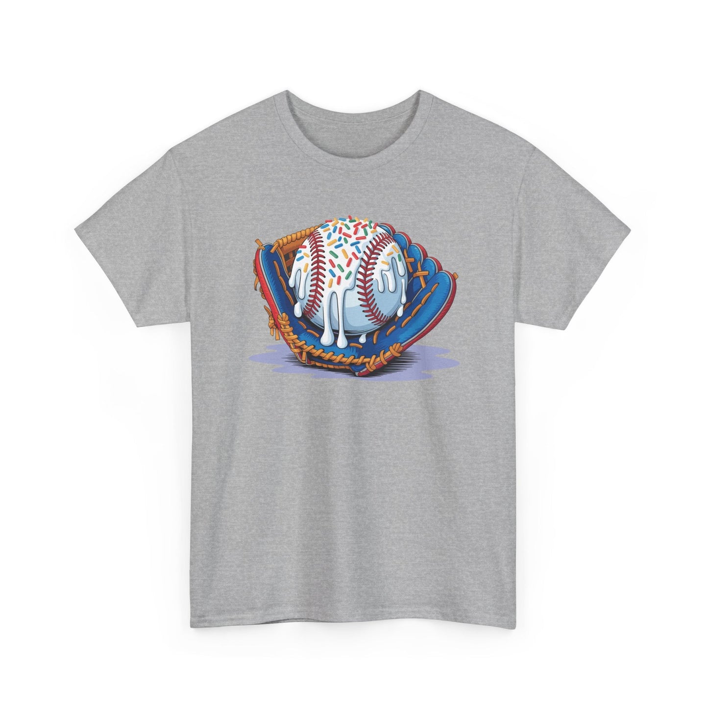 Baseball Drip Ice Cream Sprinkles Baseball Glove T-Shirt