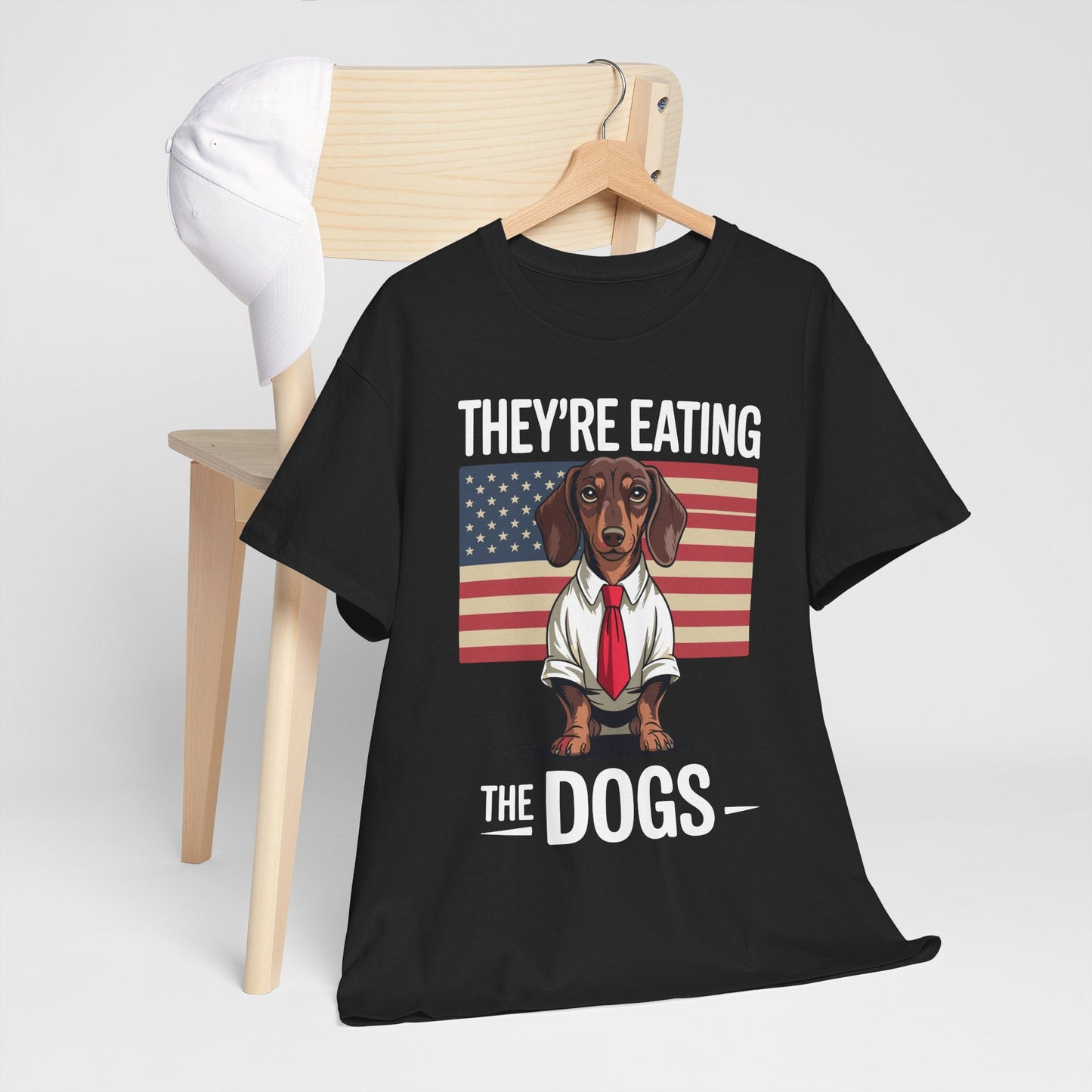 They're Eating the Dogs Trump Hot Dog T-Shirt For Men Women