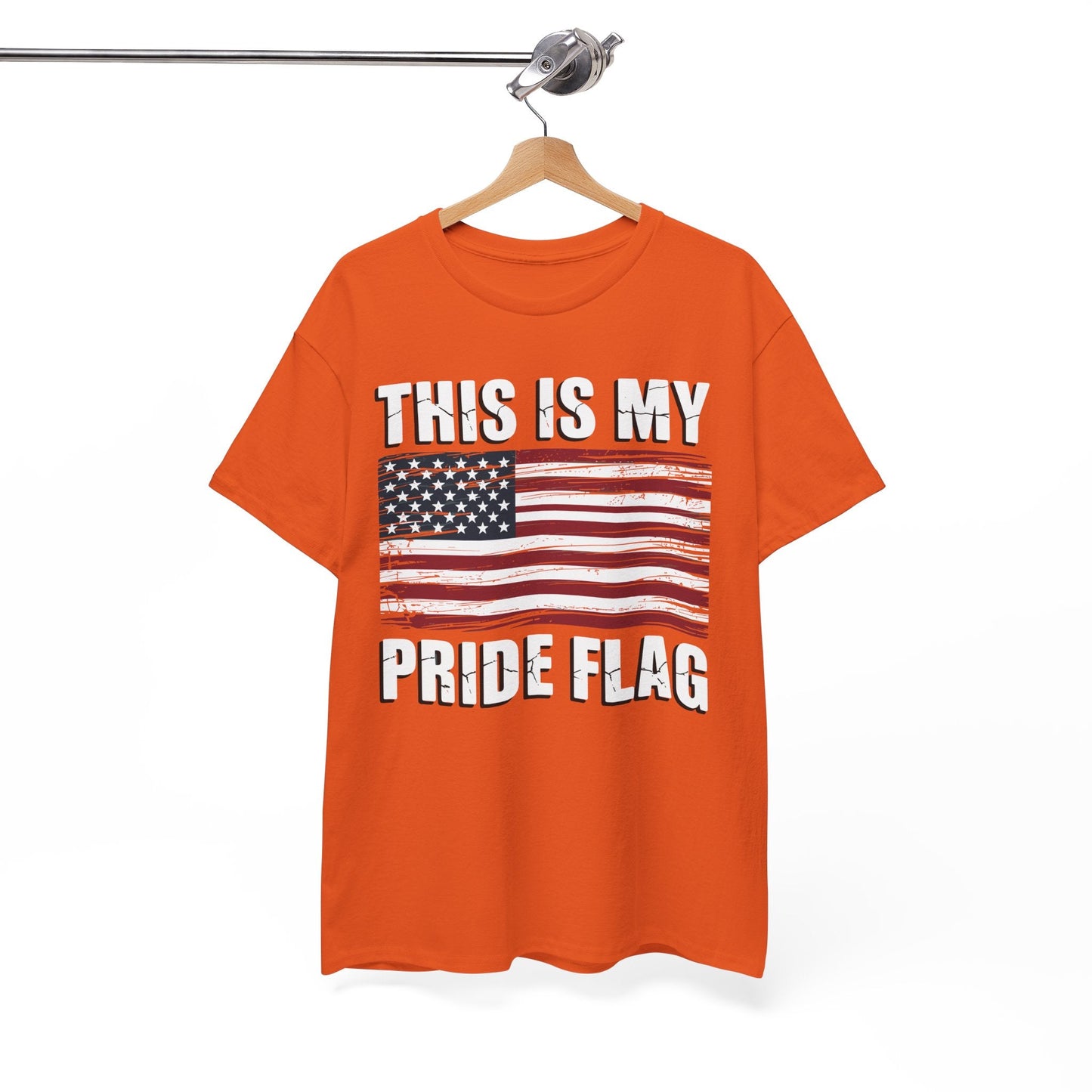This Is My Pride Flag USA American 4th of July Patriotic T-Shirt