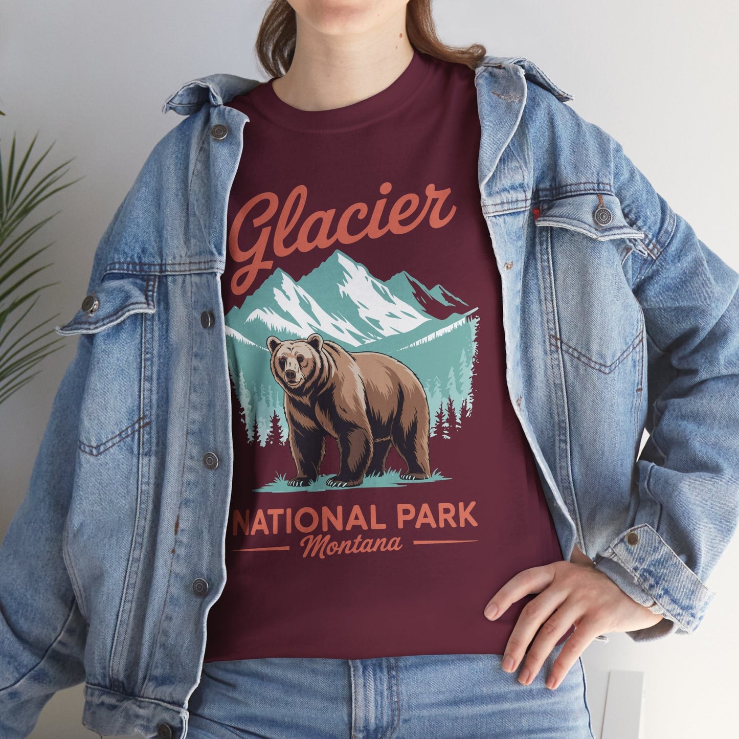 Glacier National Park retro T-Shirt