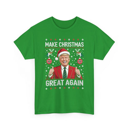 Funny Trump Make Christmas Great Again Xmas Pajamas Ugly T-Shirt