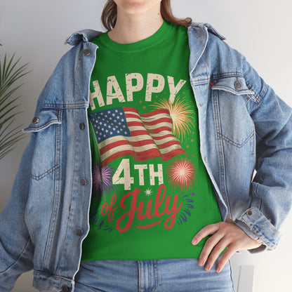 Happy 4th Of July Patriotic American US Flag 4th Of July T-Shirt