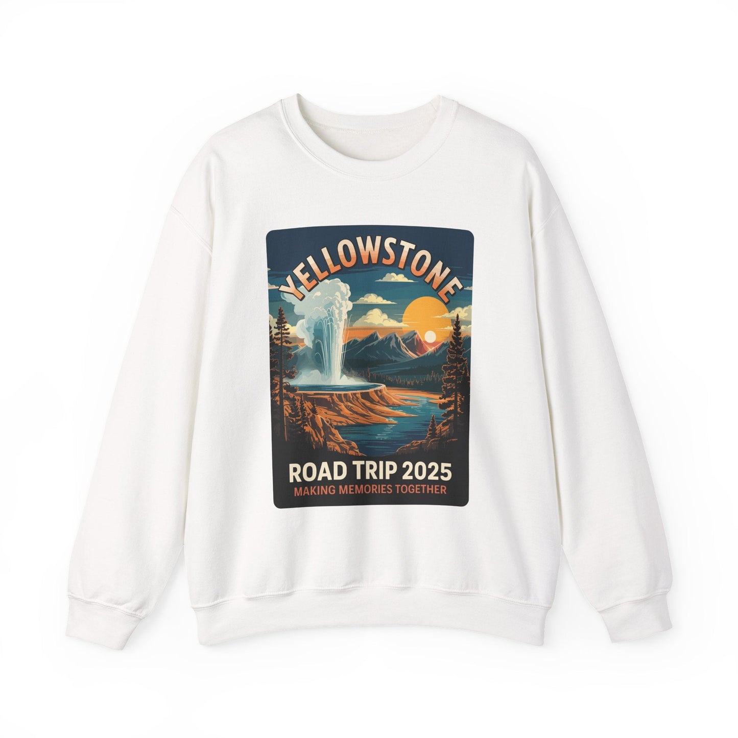 Yellowstone Family Road Trip 2025 National Park Outdoor Sweatshirt