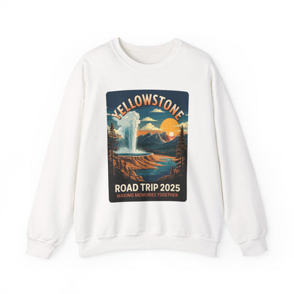 Yellowstone Family Road Trip 2025 National Park Outdoor Sweatshirt