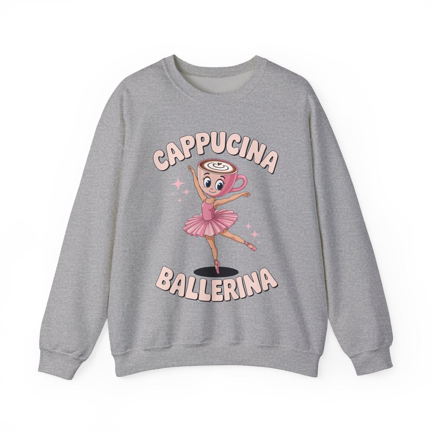 Funny Ballerina Cappuccina Coffee Dance Lovers Italian Meme Sweatshirt
