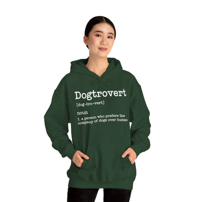 Dogtrovert Definition, Funny Dog Hoodie For Men Women