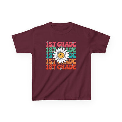 Groovy 1st Grade Back To School First Day of First Grade T-Shirt