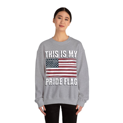 This Is My Pride Flag USA American 4th of July Patriotic Sweatshirt