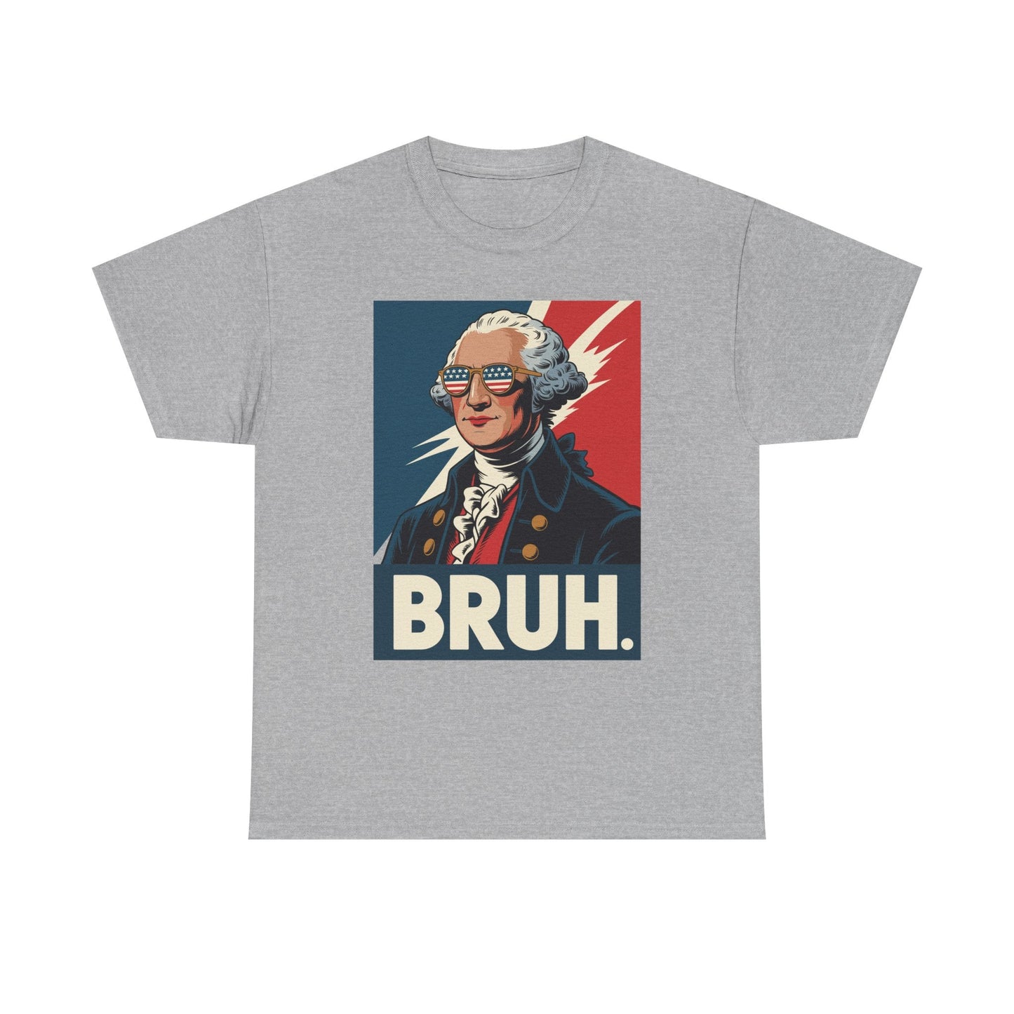 4th Of July 2025 George Washington Bruh. Meme Patriotic T-Shirt