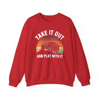 Catch Some Rays Vintage Retro Take It Out And Play Sweatshirt