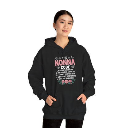 The A Nonna Code Funny Grandma Mothers Day Gifts Hoodie