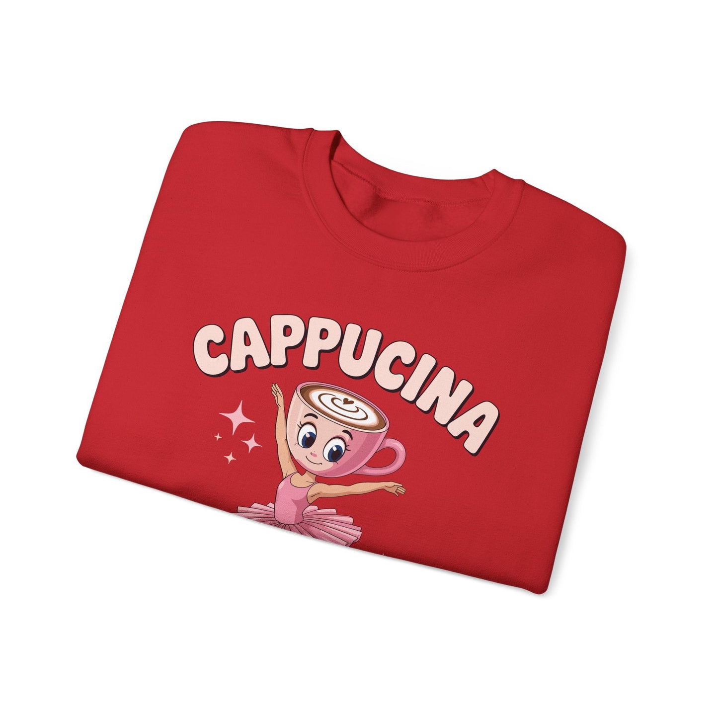 Funny Ballerina Cappuccina Coffee Dance Lovers Italian Meme Sweatshirt
