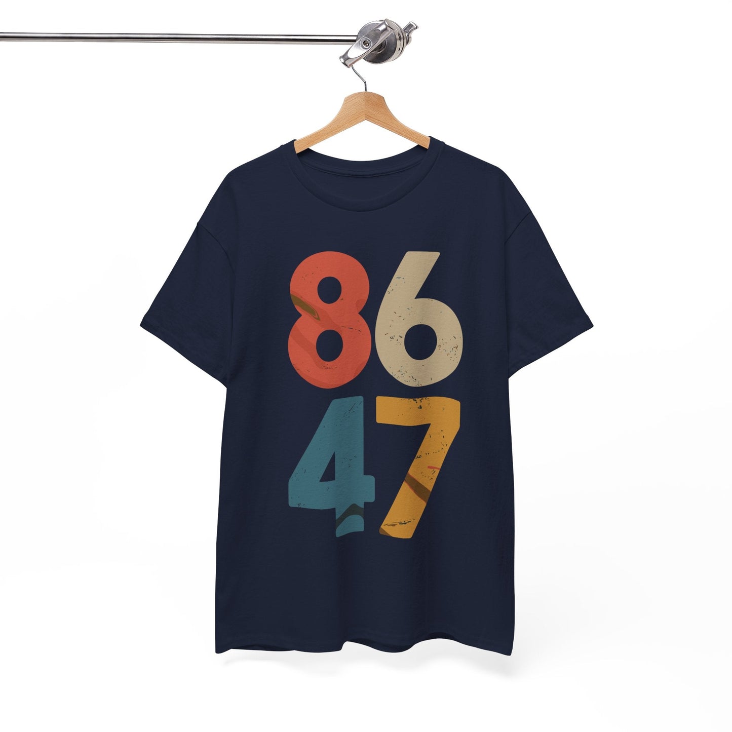 Classic Vintage 80s Style 86 47 Anti Trump T-Shirt
