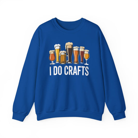 Craft Beer Vintage I Do Crafts Home Brew Art Sweatshirt