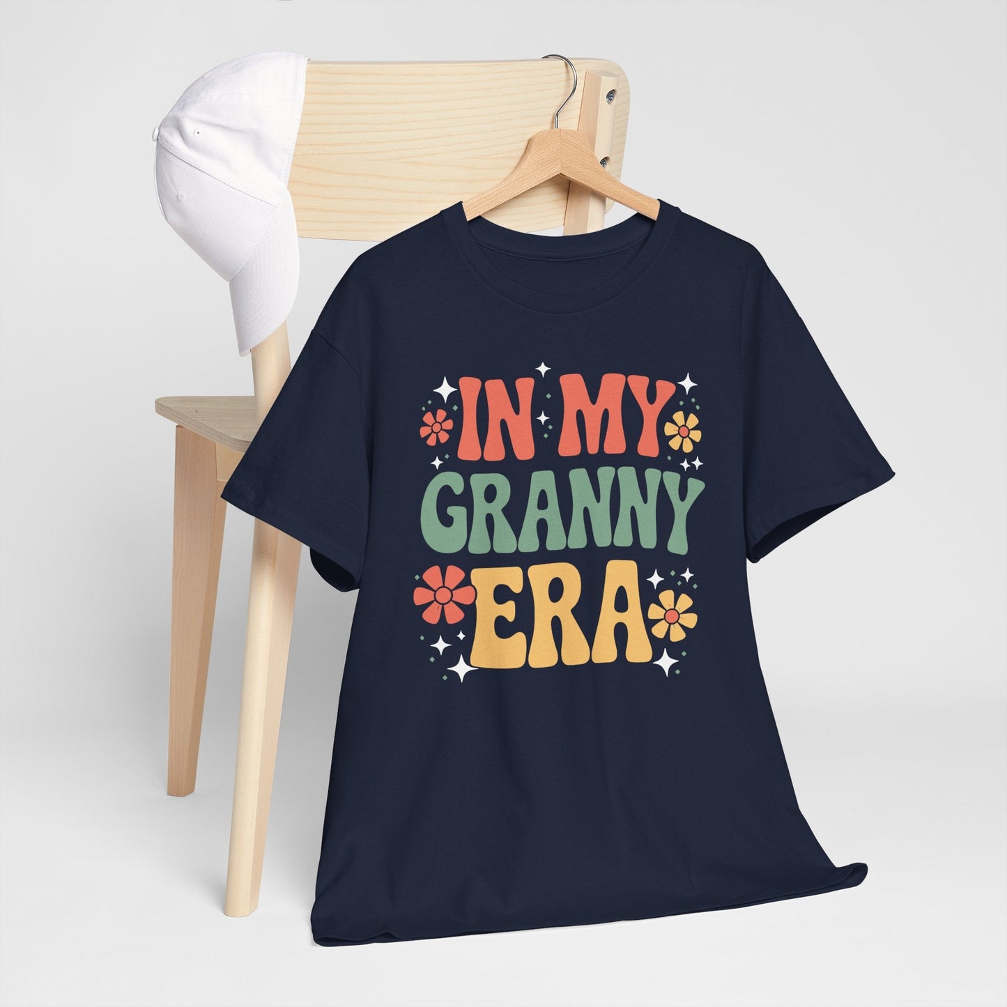In My Granny Era Funny Sarcastic Groovy Retro Mothers Day T-Shirt