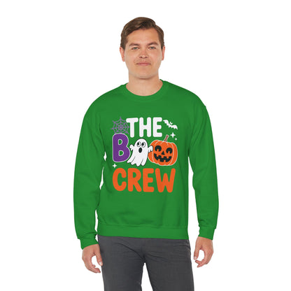 Halloween The Boo Crew Cute Ghost Spooky Family Matching Sweatshirt