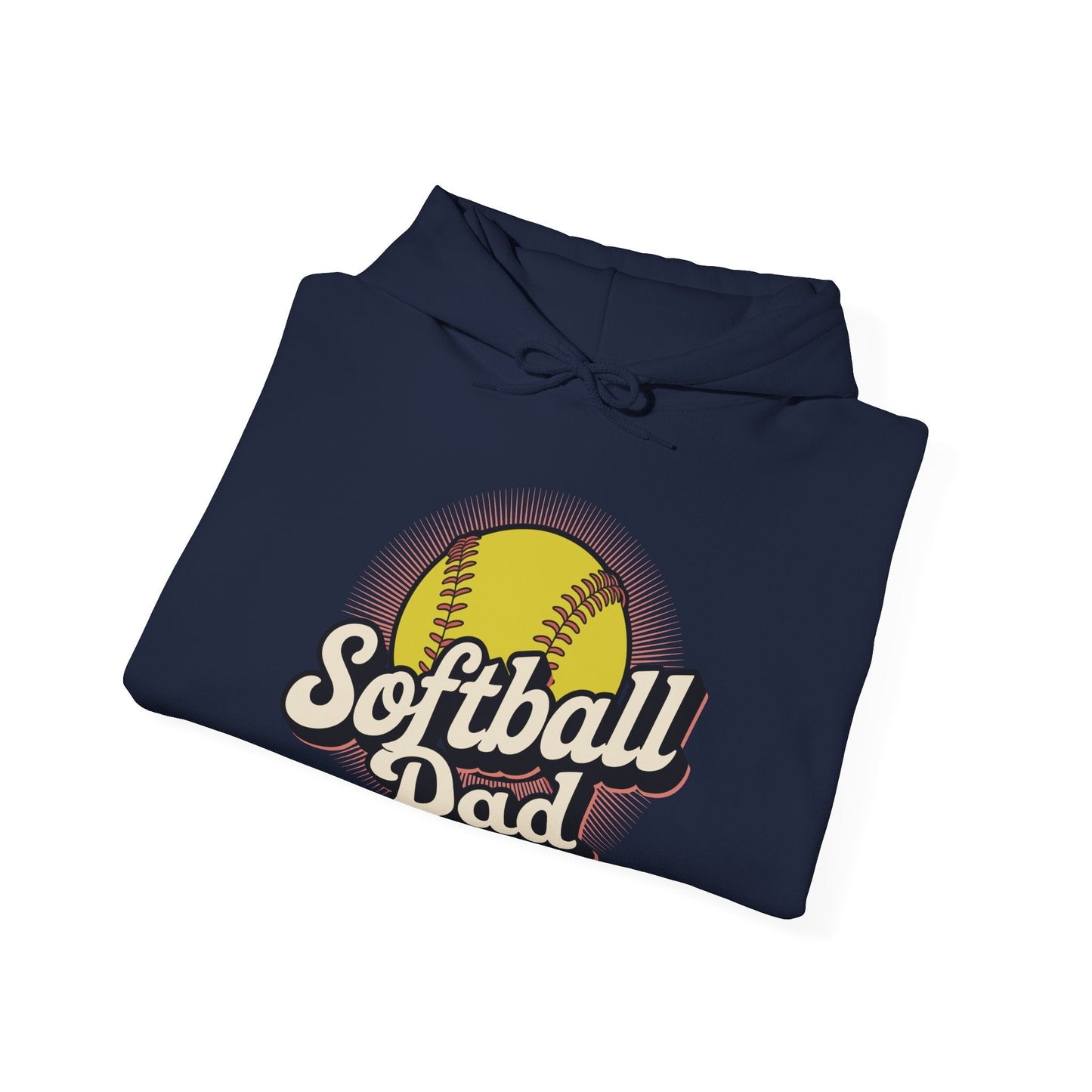 Funny Fathers Day Softball Dad Gift From Daughter Son Wife Hoodie