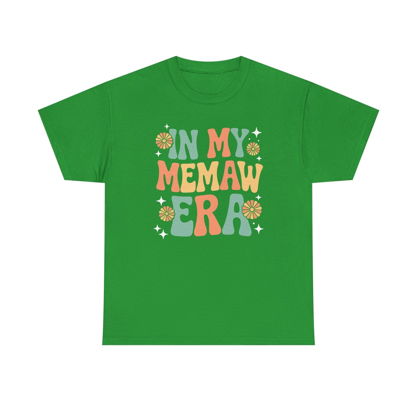 In My Memaw Era Funny Sarcastic Groovy Retro Mothers Day T-Shirt