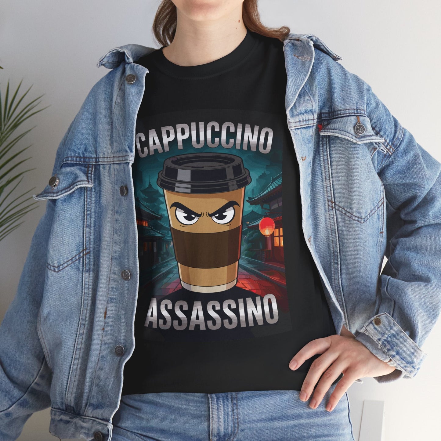 Cappuccino Assassino Coffee Lovers Italian Brainrot Meme T-Shirt