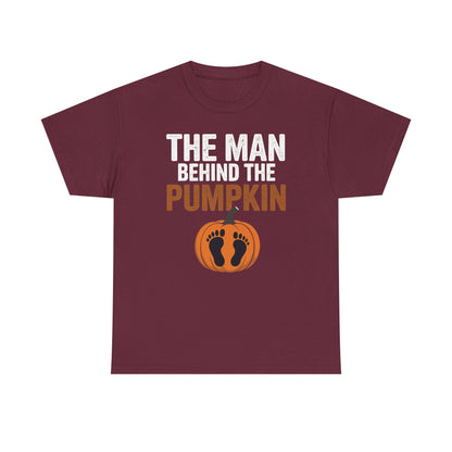 Pregnant Thanksgiving Costume for Dad Expecting Lil Pumpkin T-Shirt