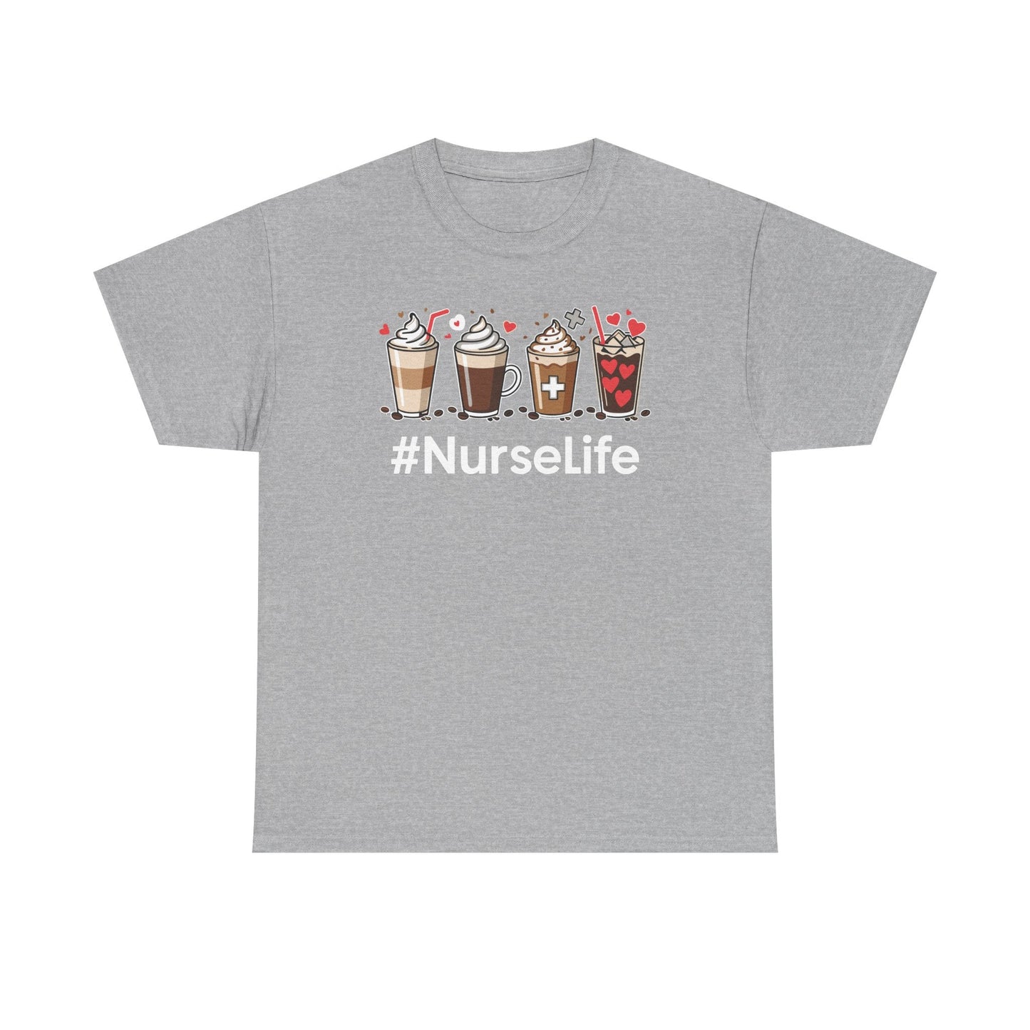 Nurse Life Funny Coffee Nurses Fuel Registered Nurse Medical T-Shirt