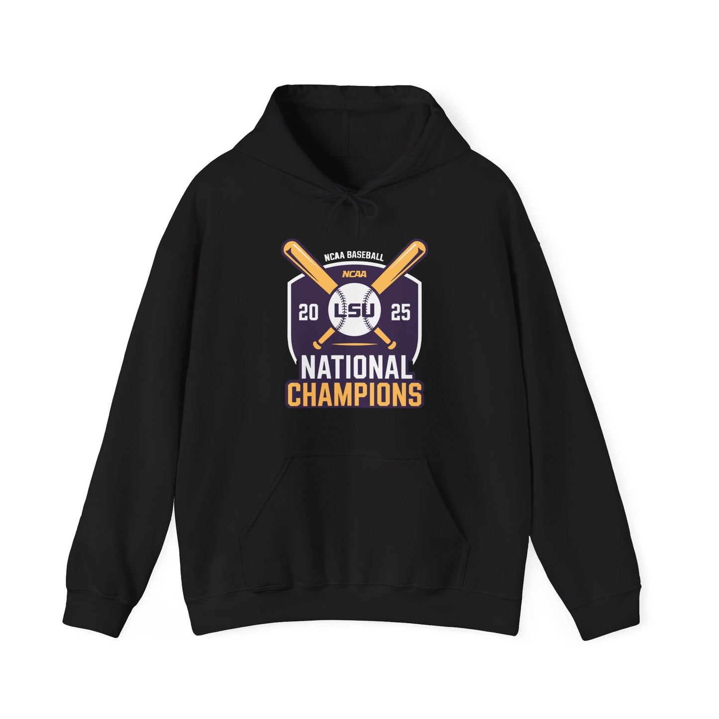 LSU Baseball 2025 National Champions Logo Hoodie