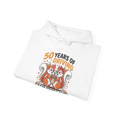 50th Wedding Anniversary 50 Years Of Driving Each Other Nuts Hoodie