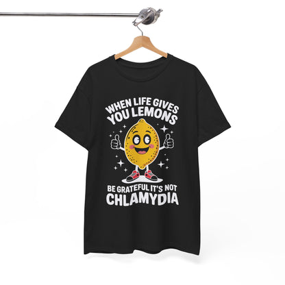 Lemons and Chlamydia Absurd Offensive Meme Sarcastic Edgy T-Shirt