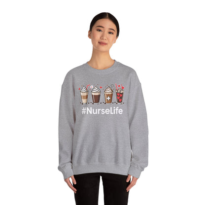 Nurse Life Funny Coffee Nurses Fuel Registered Nurse Medical Sweatshirt