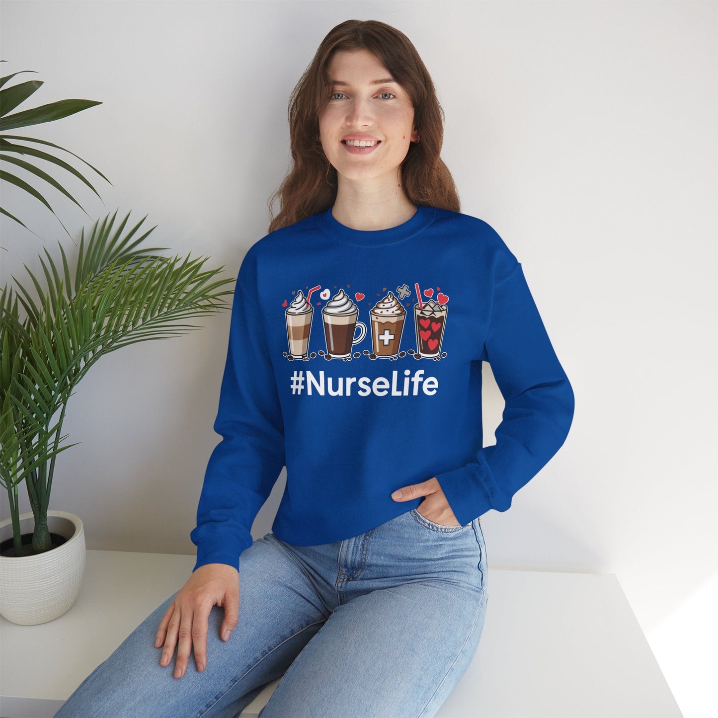 Nurse Life Funny Coffee Nurses Fuel Registered Nurse Medical Sweatshirt