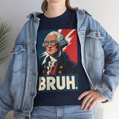 4th Of July 2025 George Washington Bruh. Meme Patriotic T-Shirt