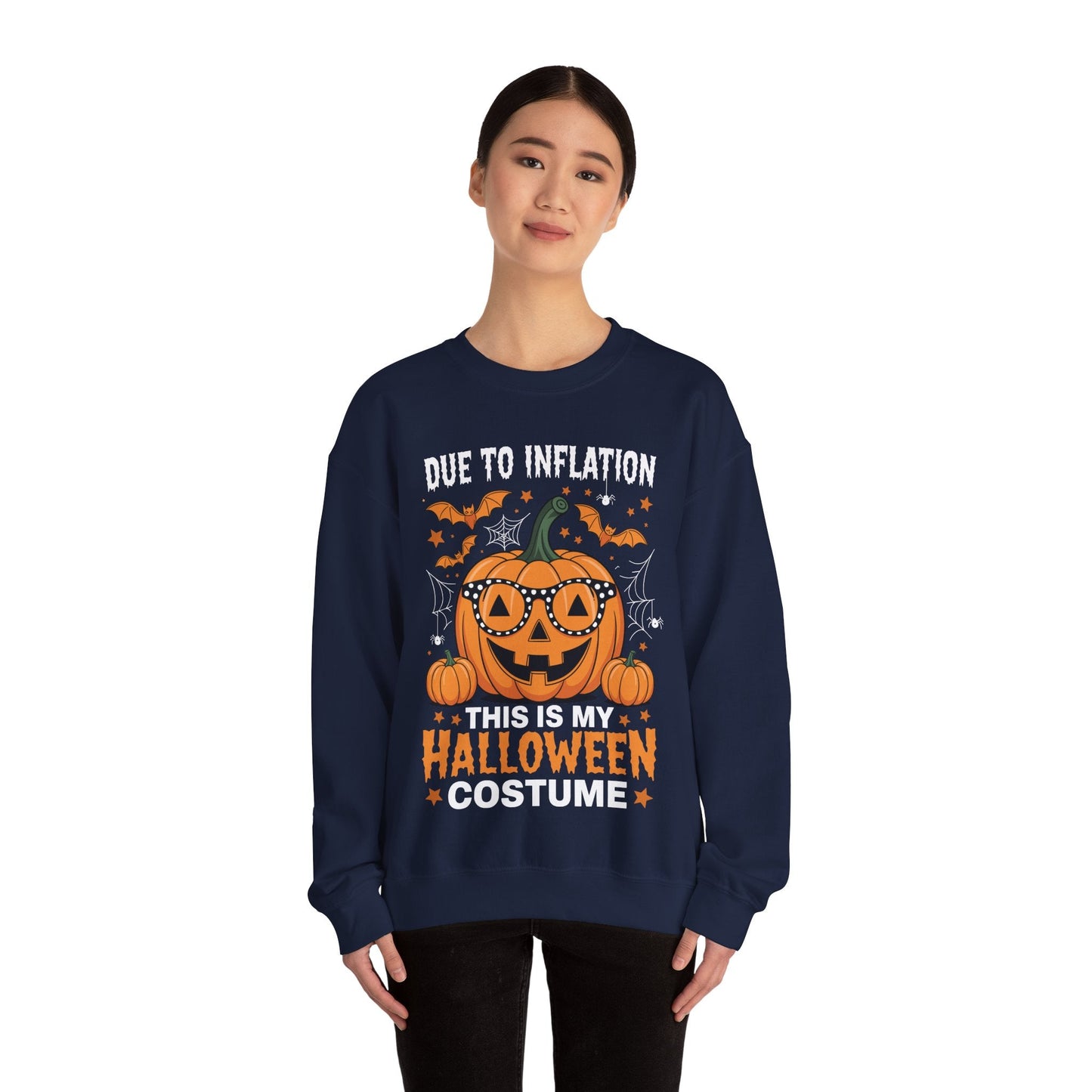 Pumpkin Halloween Costume Men Women Funny Halloween 2025 Sweatshirt