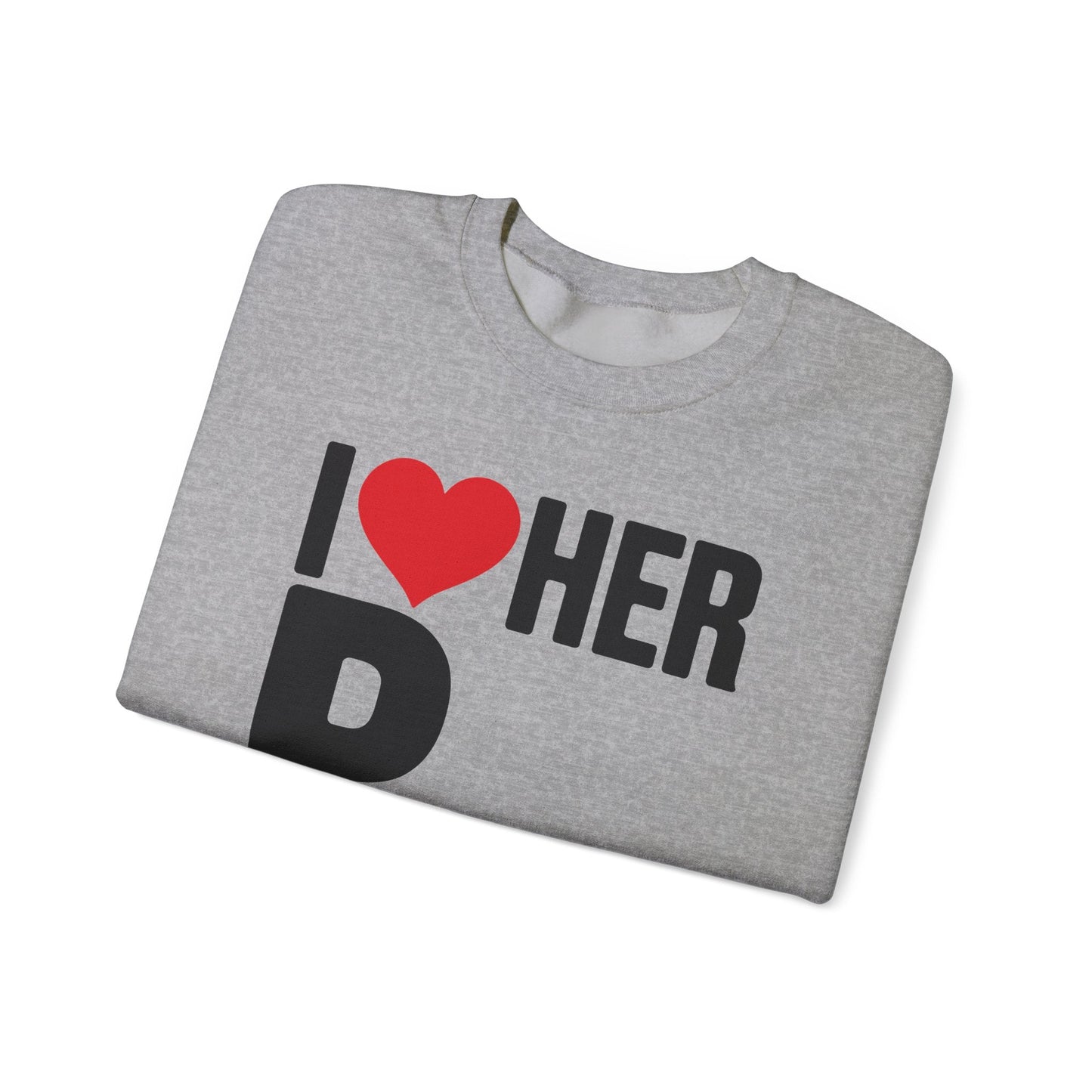 Funny Valentine's Day Couple Matching I Love Her Personality Sweatshirt