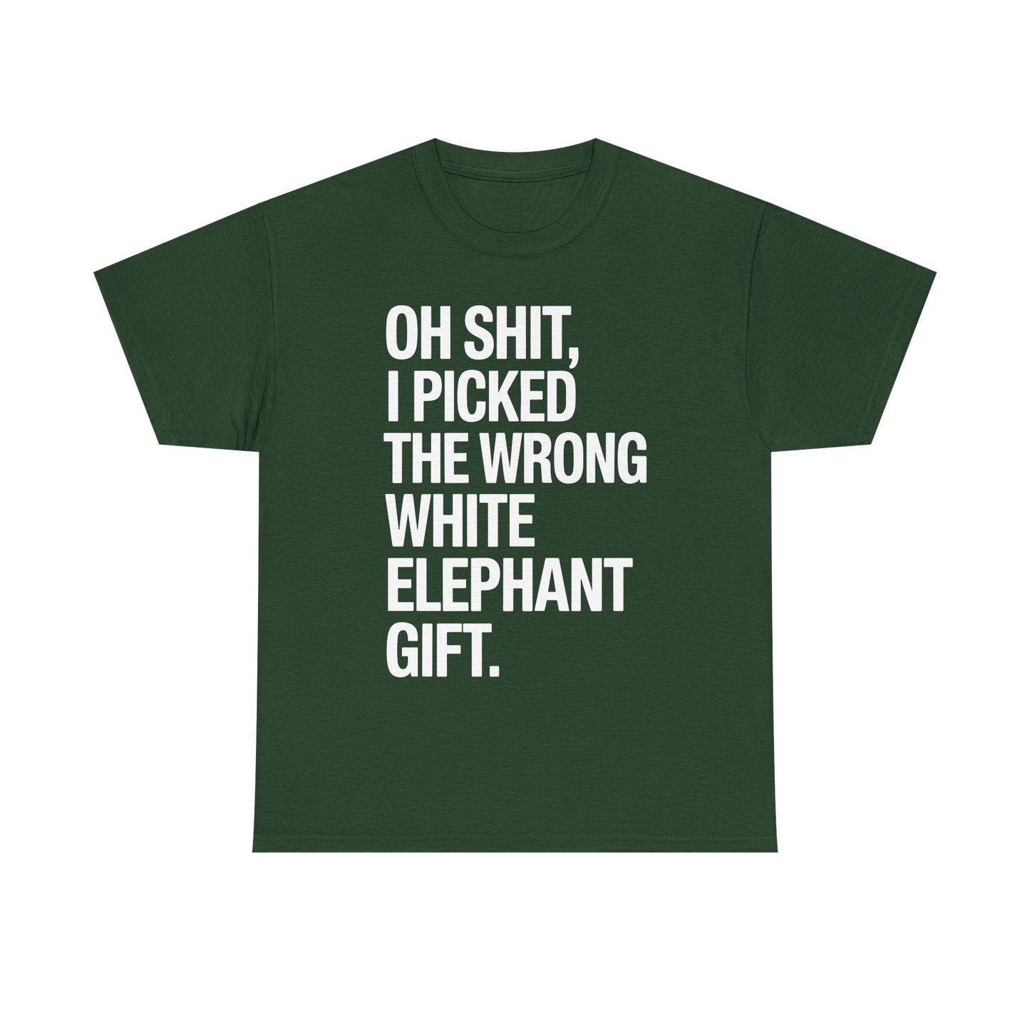 Oh Shit Funny White Elephant Gifts for Adults Under 15 20 T-Shirt