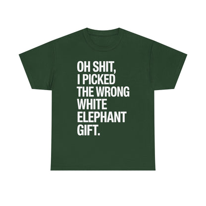 Oh Shit Funny White Elephant Gifts for Adults Under 15 20 T-Shirt