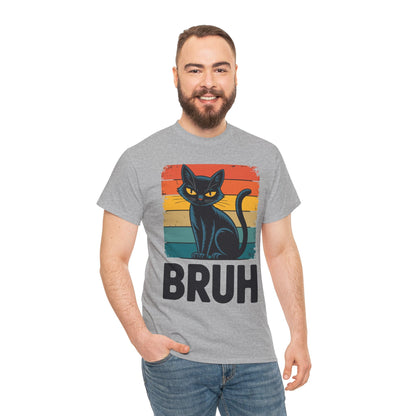 Funny Cat Bruh For Teens Boys Girls Men Women Meme Graphic T-Shirt