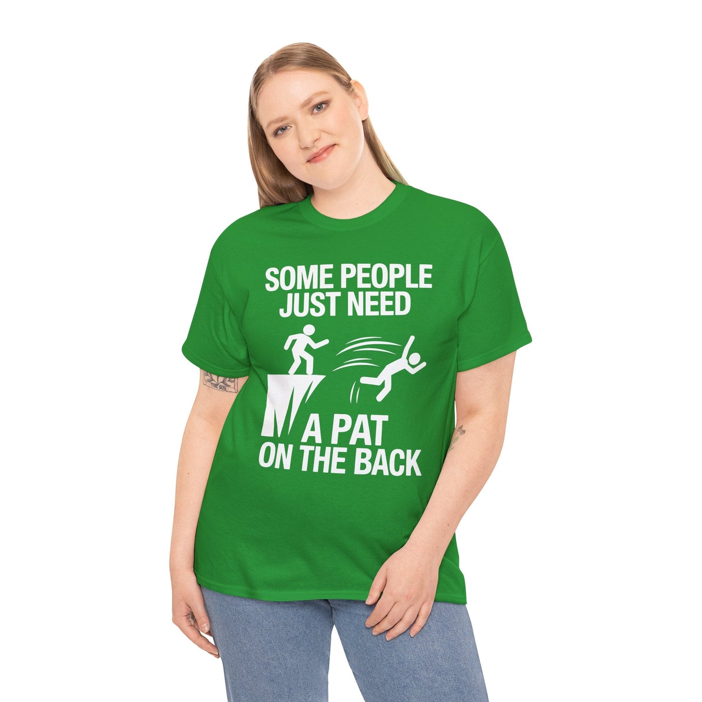 Funny Pat On The Back Adult Sarcastic Design T-Shirt