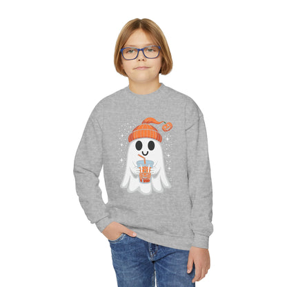 Halloween for Kids Cute Fall Ghost Sweatshirt