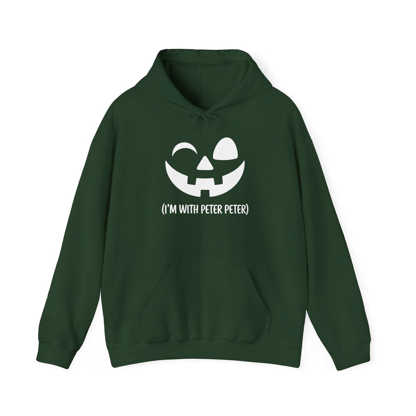 Im With Peter Couple Halloween Adult Eater Pumpkin Hoodie