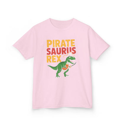 Pirate Saurus T-Rex Dinosaur Funny Halloween Costume Boys T-Shirt