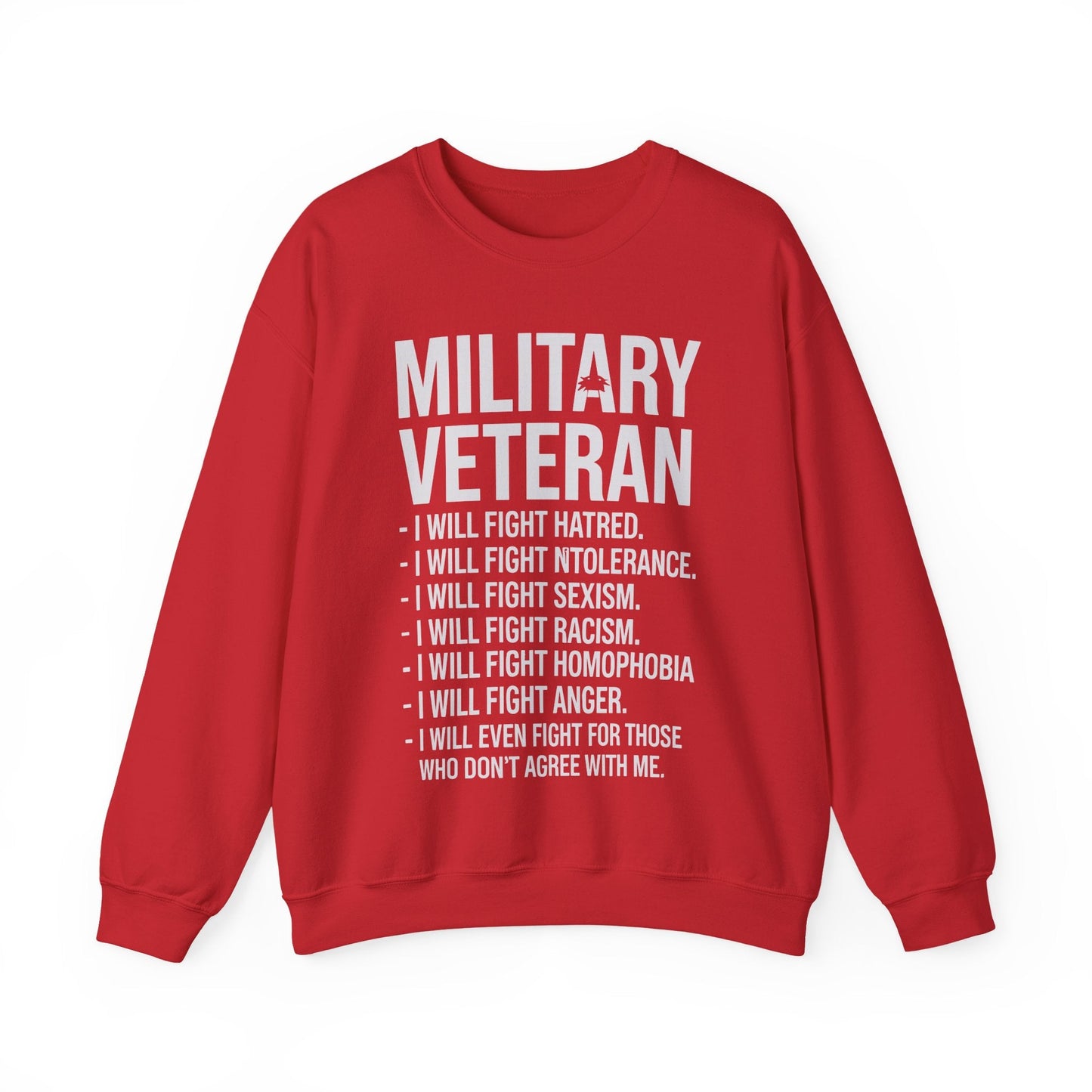 Military Veterans Against Trump 2025 Fight USA Election Sweatshirt