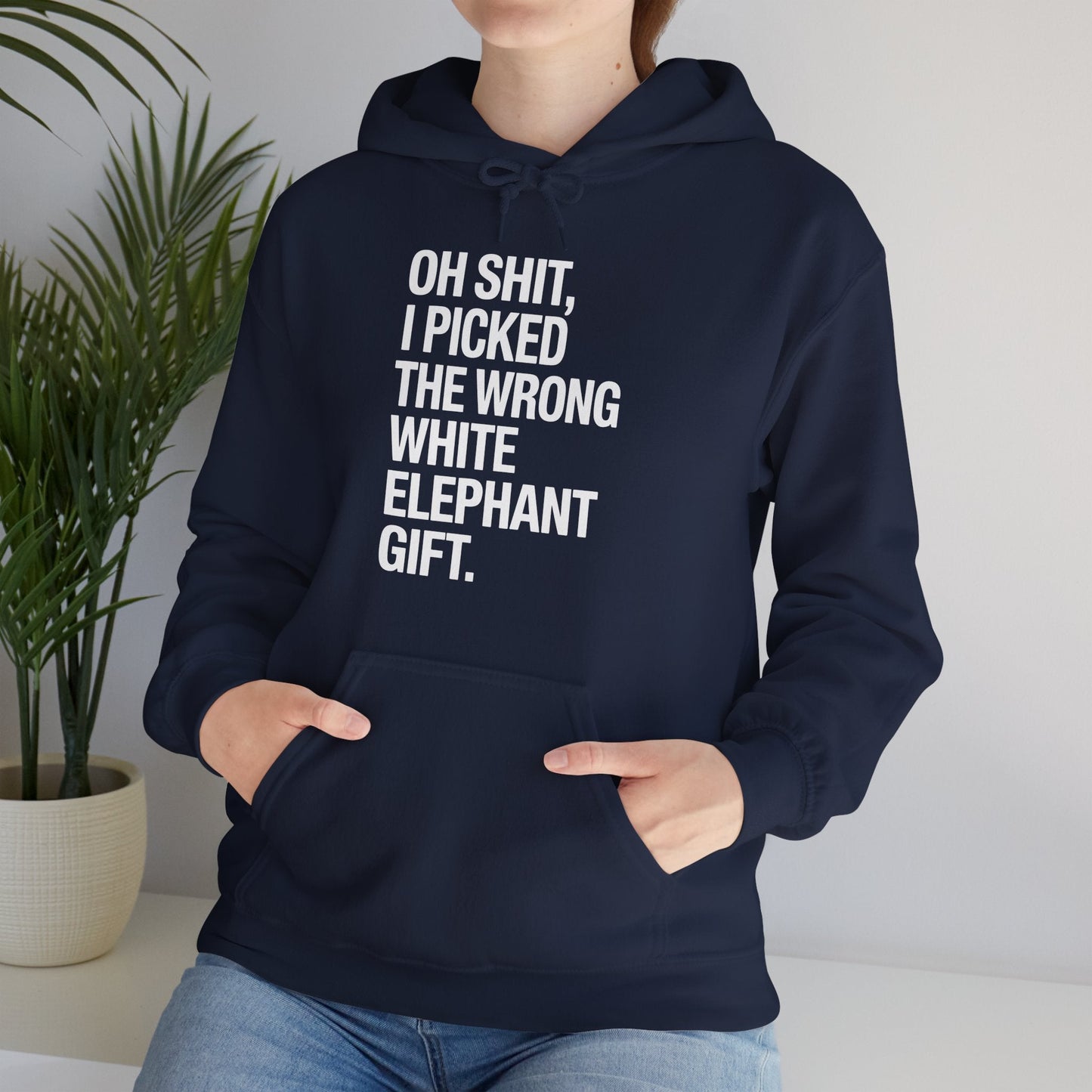 Oh Shit Funny White Elephant Gifts for Adults Under 15 20 Hoodie