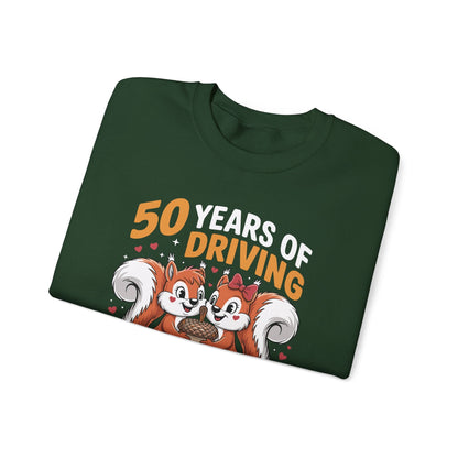 50th Wedding Anniversary 50 Years Of Driving Each Other Nuts Sweatshirt