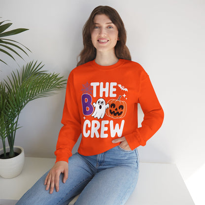 Halloween The Boo Crew Cute Ghost Spooky Family Matching Sweatshirt