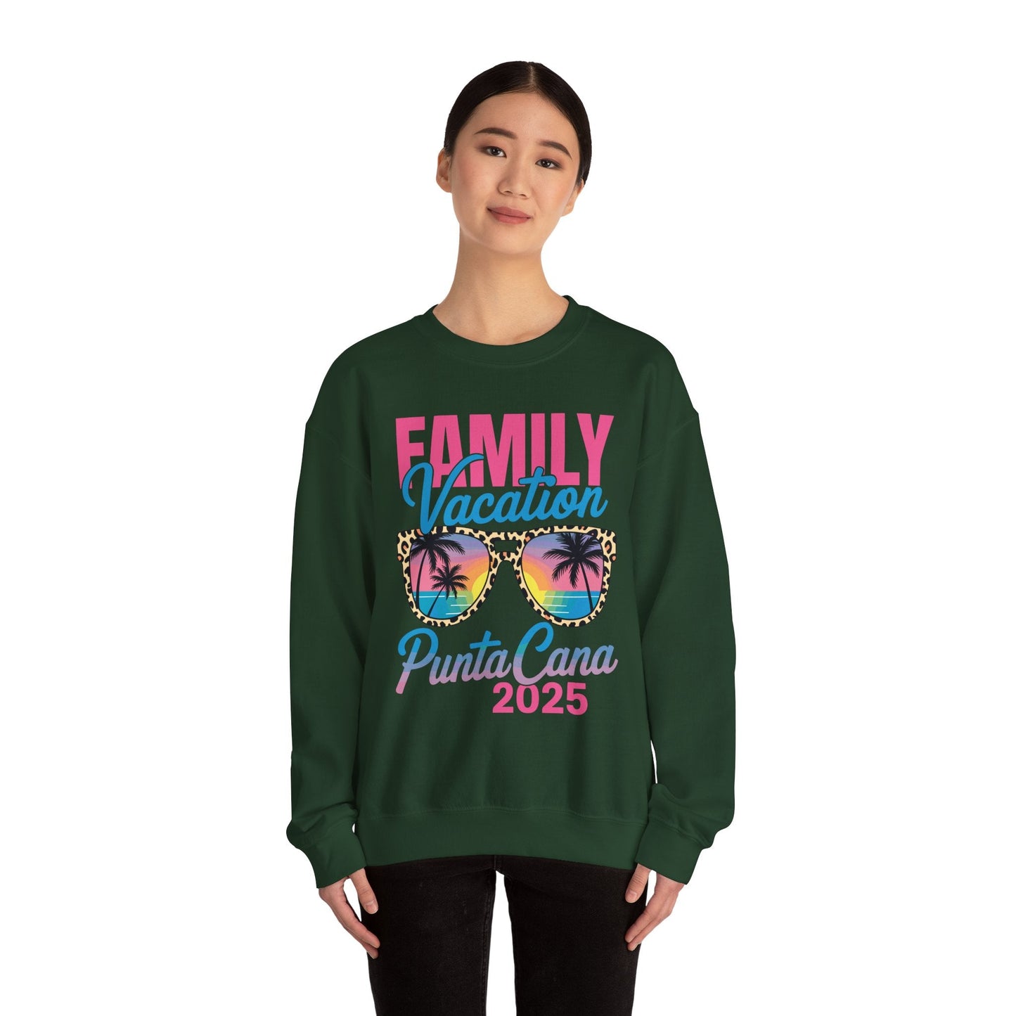Family Vacation Punta Cana 2025 Matching Holiday Summer Sweatshirt