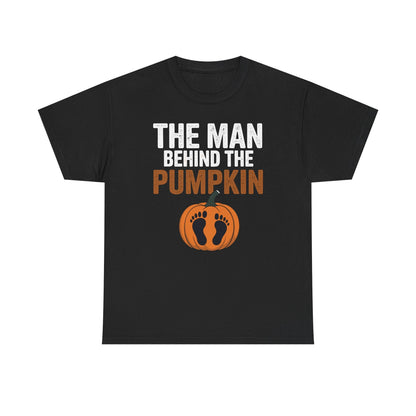 Pregnant Thanksgiving Costume for Dad Expecting Lil Pumpkin T-Shirt