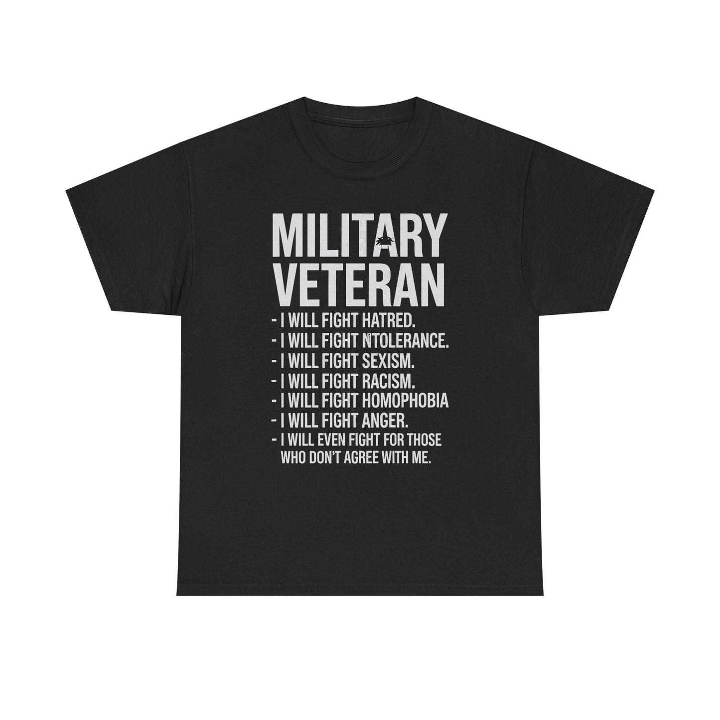 Military Veterans Against Trump 2025 Fight USA Election T-Shirt